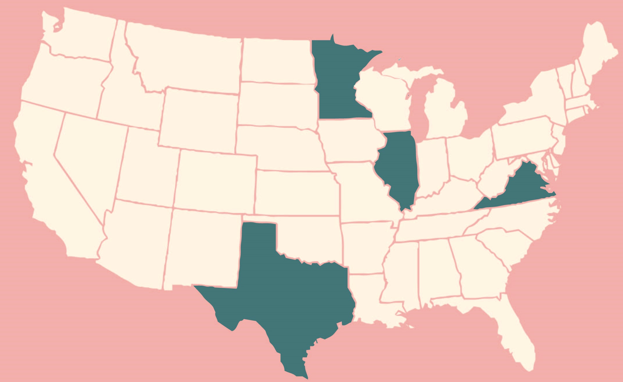 TE Editable US Map